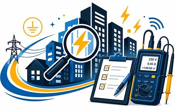 Pomiary elektryczne wykonywane na terenie Zielonka